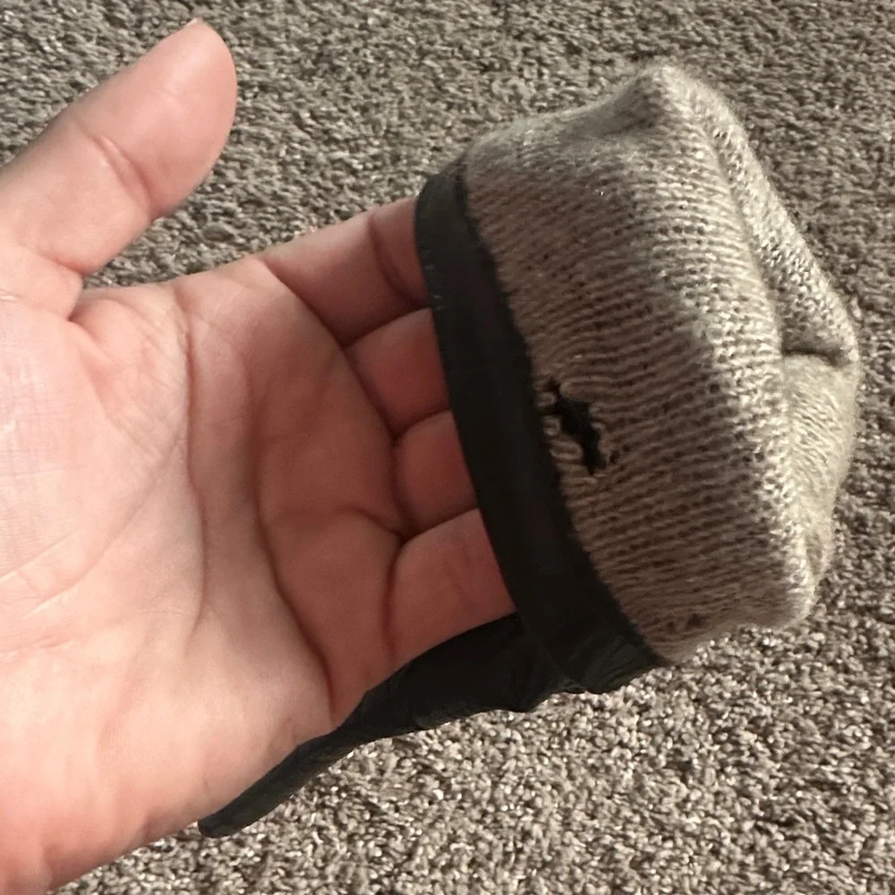VTG Black Leather Gloves